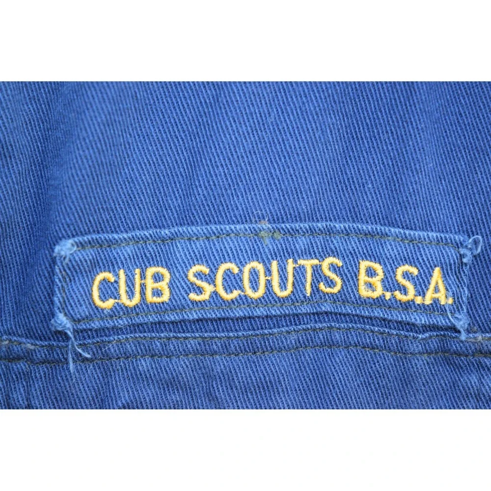1950's Cub Scout Long Sleeve HEAVY COTTON Uniform Shirt BOYS M Alexandria VA CSP